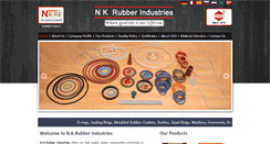 Desktop Screenshot of nkrubber.com